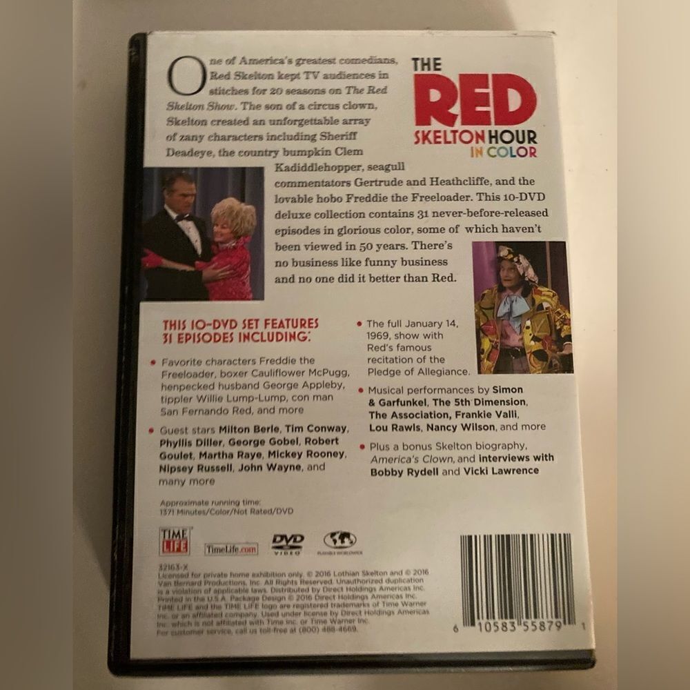 The Red Skelton Hour In Color:10 Dvd Collection Time Life - Picture 2 of 6